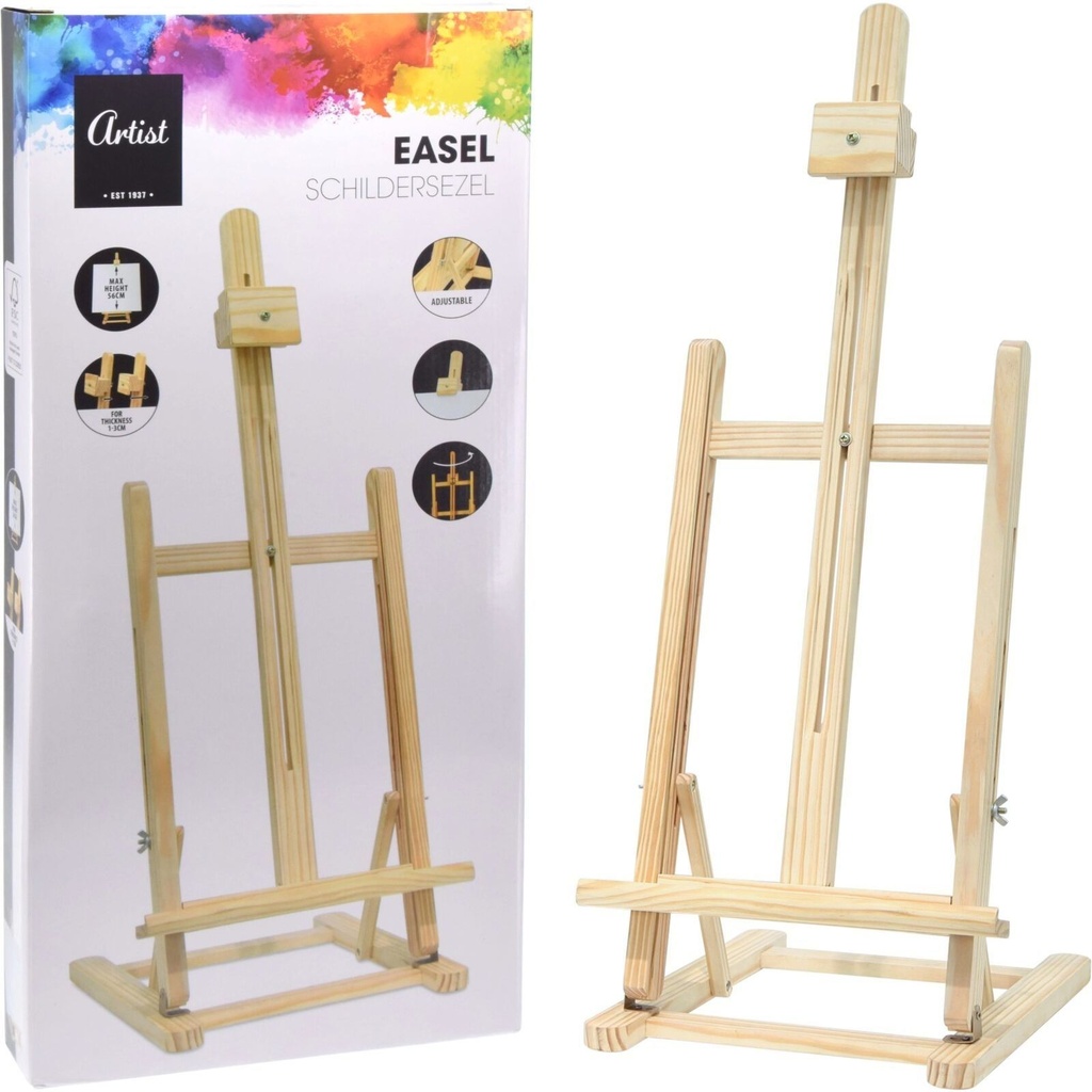 CABALLETE MADERA AJUST 56CM