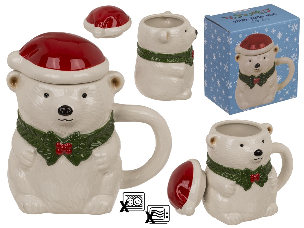 TAZA OSO POLAR CON TAPA 99/6209
