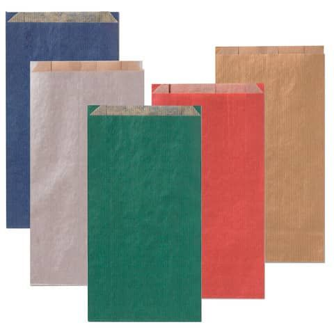BOLSA FUELLE KRAFT 8X16 COLORES SURTIDOS 100UD