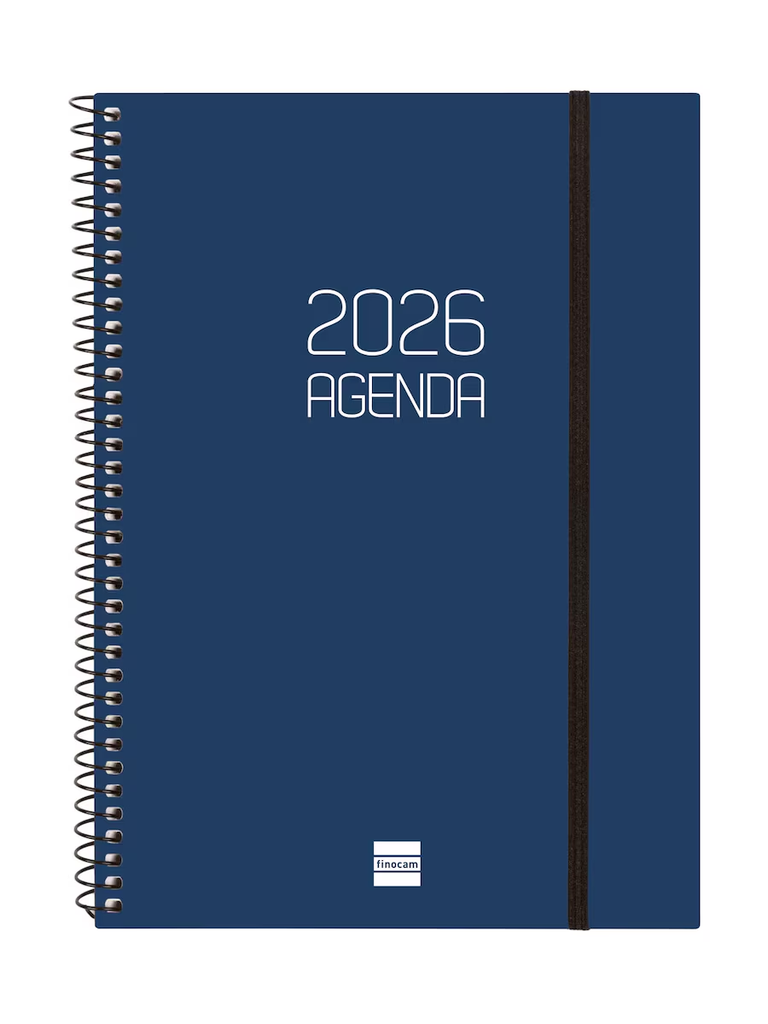 AGENDA ANUAL 2026 OPAQUE E10 SV AZUL