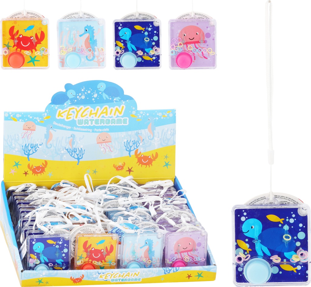 WATER GAME KEY CHAIN 4ASS