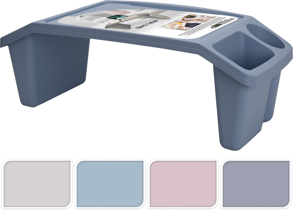 BED TRAY PP 4ASS CLR