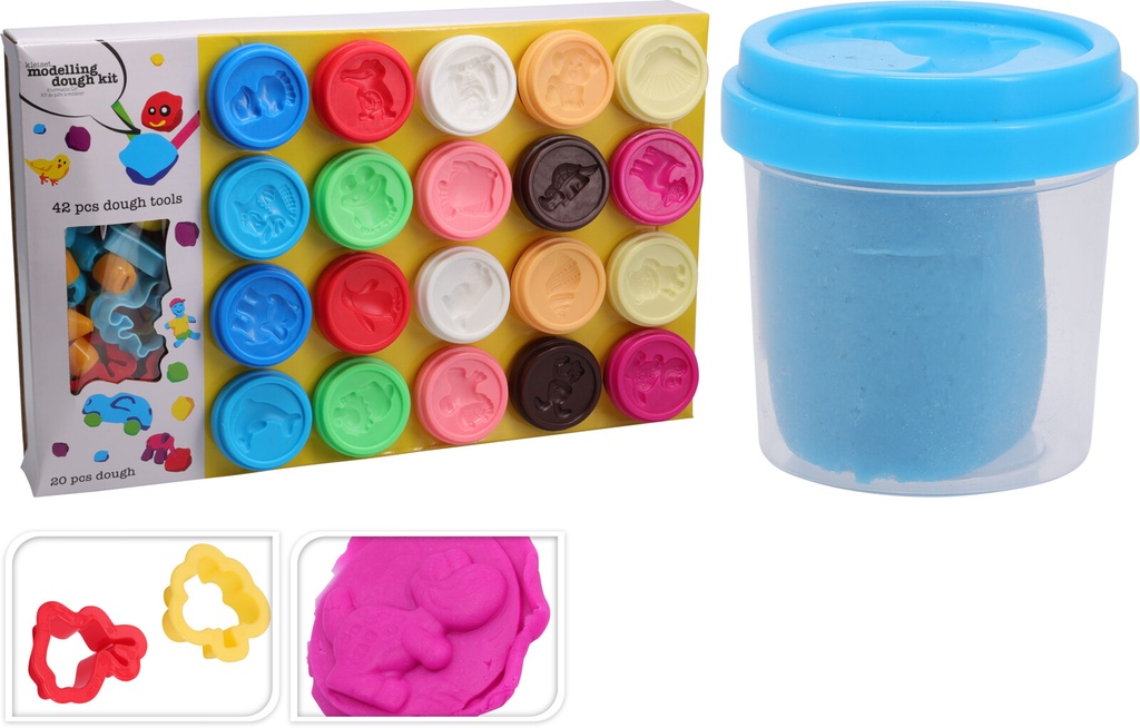PLASTILINA DOUGH 20PCS