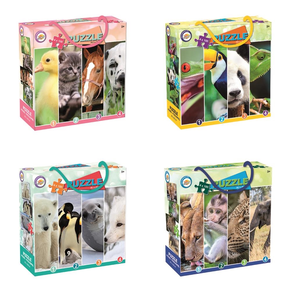 PUZZLE 4 EN 1 100 PZS
