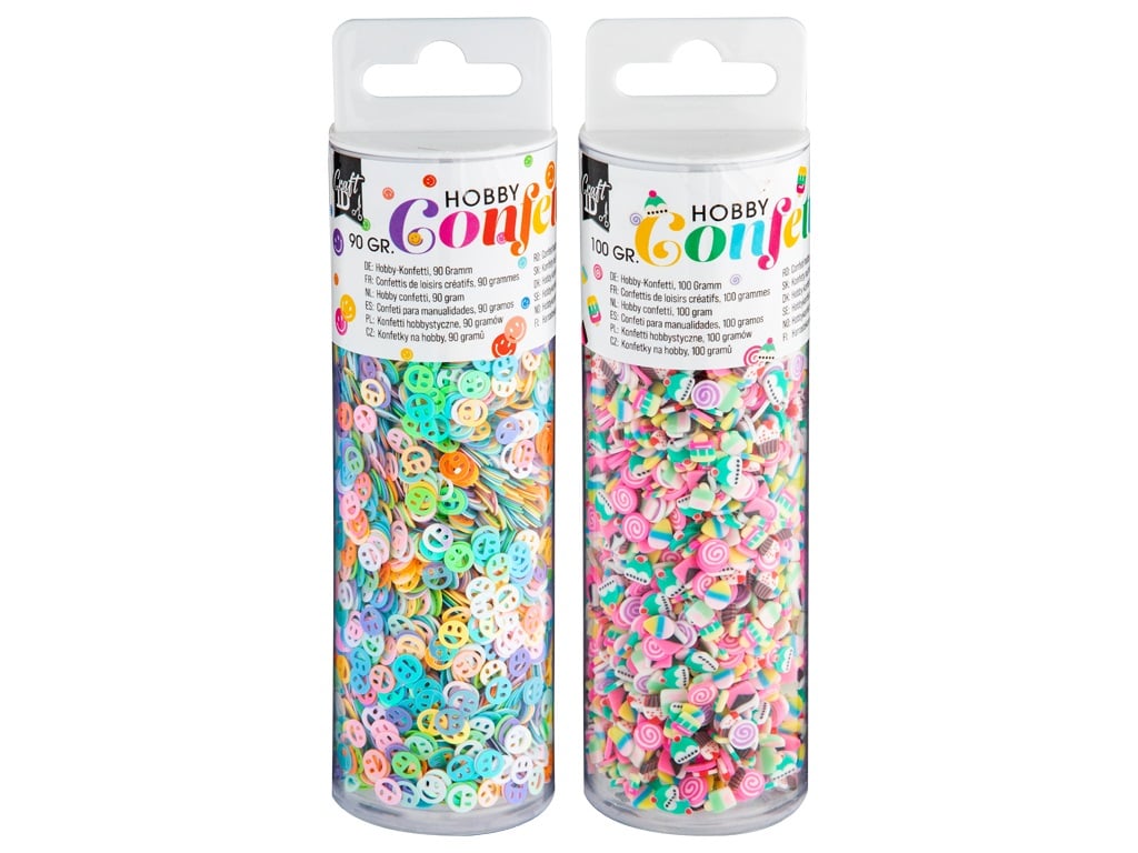 CONFETTI EN TUBO 90GR