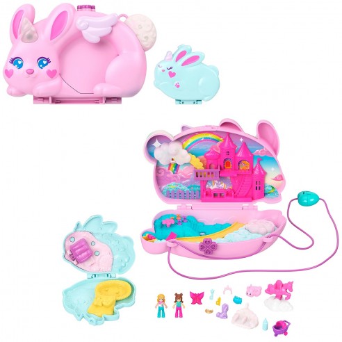 SET COFRE-BOLSO CONEJITO POLLY POCKET