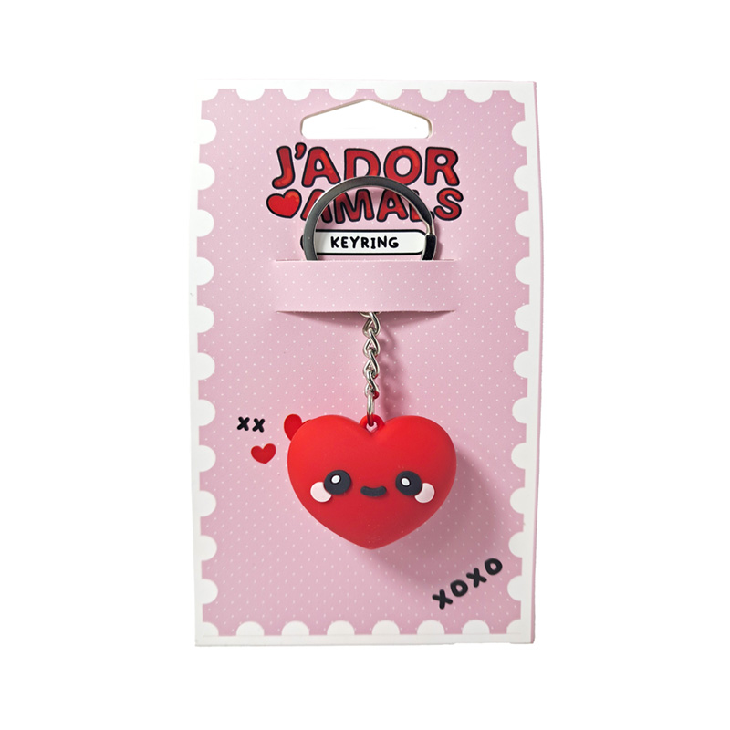 LLAVERO 3D DE PVC CORAZON J´ADORAMALS HEART XOXO