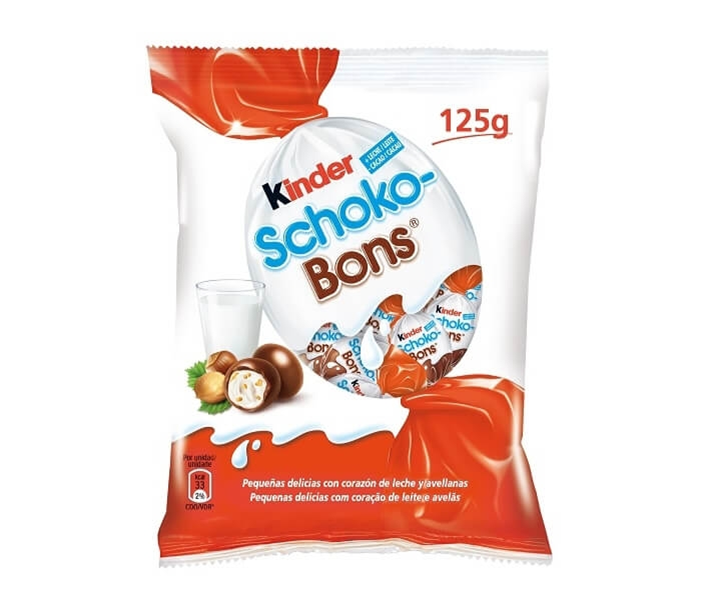 BOMBON SCHOKO BONS KINDER 125G
