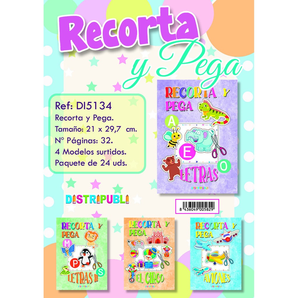 LIBRO RECORTA Y PEGA REF DI5134