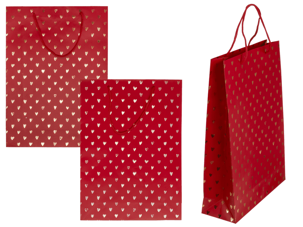 BOLSA DE PAPEL REGALO ROJA