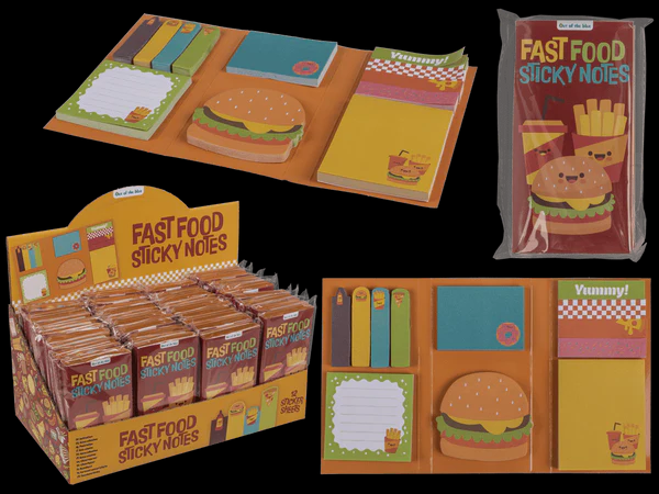 NOTAS ADHESIVAS COMIDA RAPIDA