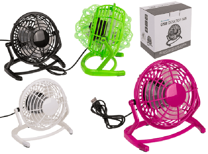 VENTILADOR DE MESA C/ENCHUFE USB