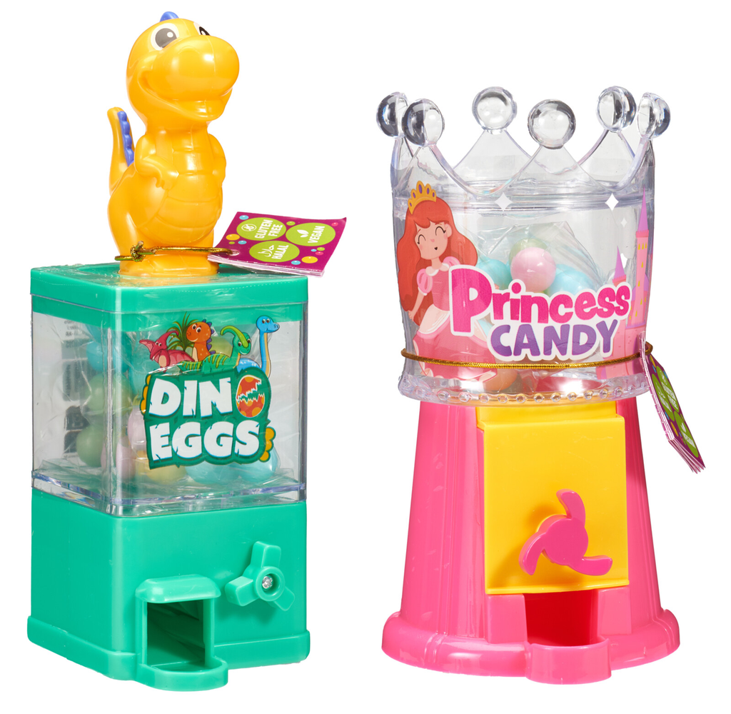 MAQUINA DE DULCES DINO Y PRINCESAS SURT.