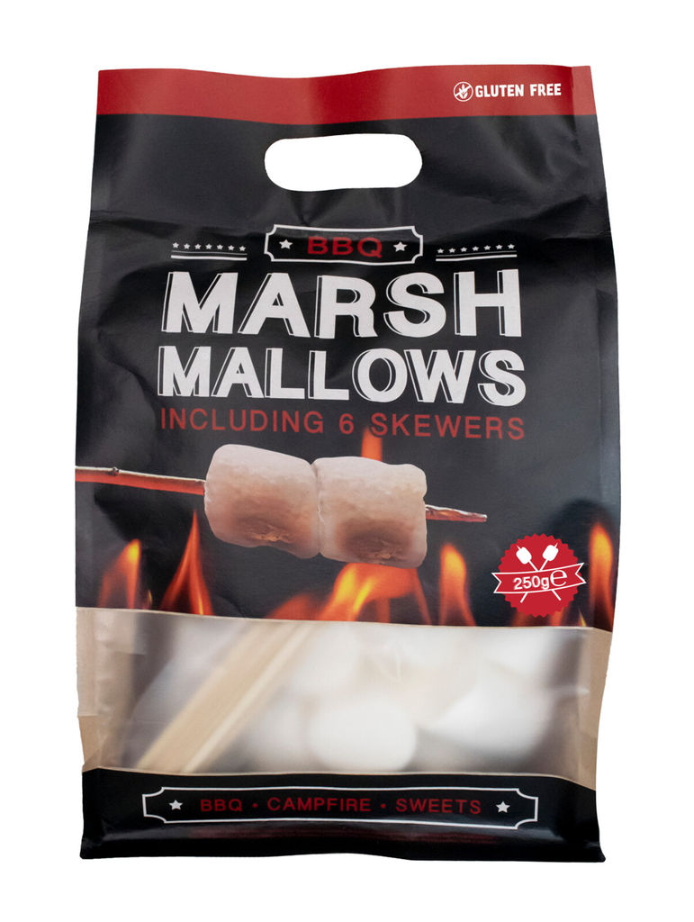 BOLSA DE MALVAVISCOS BBQ 250G