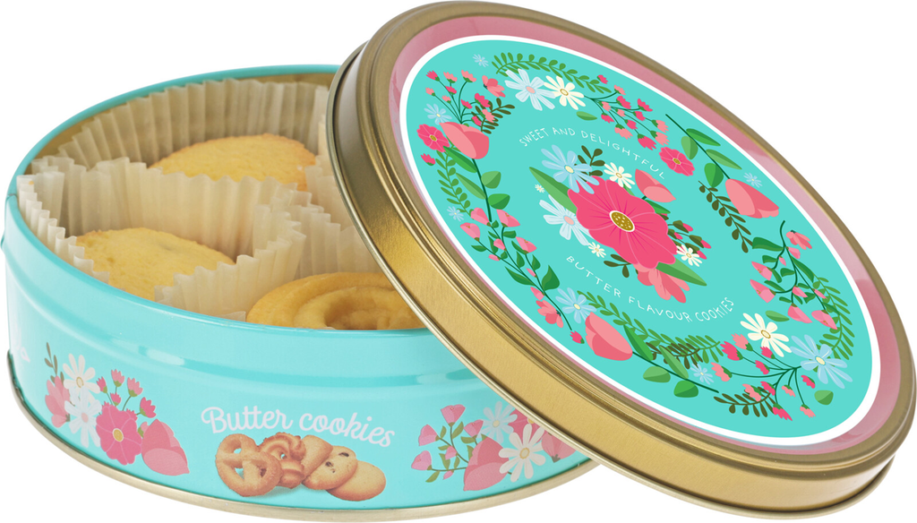 LATA GALLETAS SABOR MANTEQUILLA DE FLORES 114G