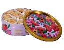 LATA DE GALLETAS SABOR MANTEQUILLA FLORES 340G