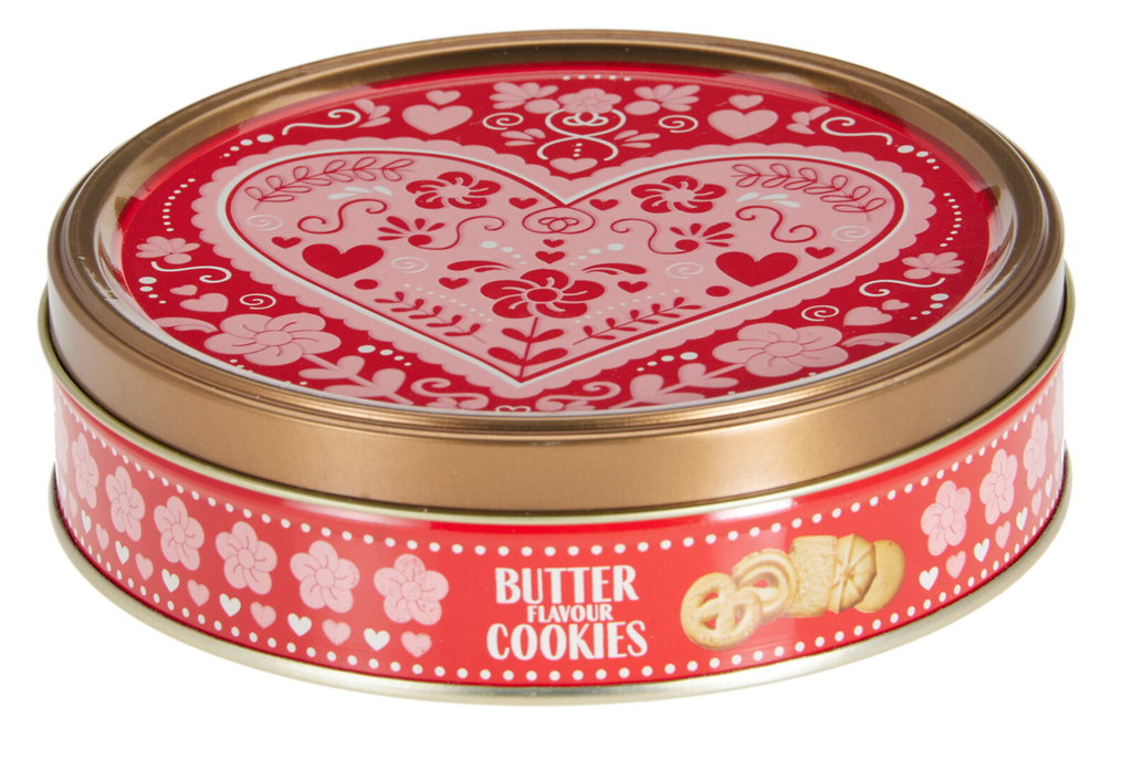 LATA DE GALLETAS CORAZON 114G