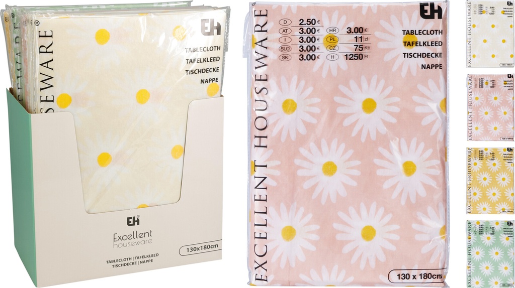 MANTEL DE MESA 130X180CM 4MOD