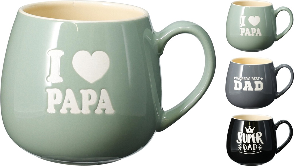 TAZA PAPA 440ML 3MOD.