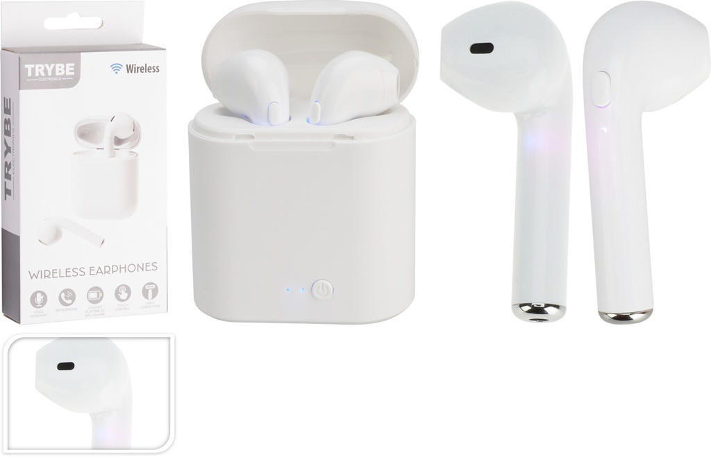 AURICULARES INALAMBRICOS BLANCOS