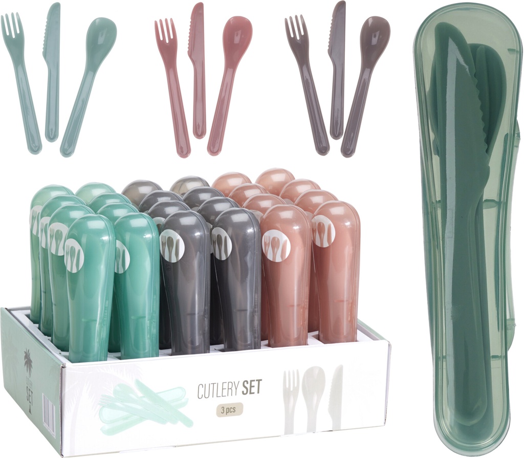 SET.3 CUBIERTOS PLASTICO 4MOD.