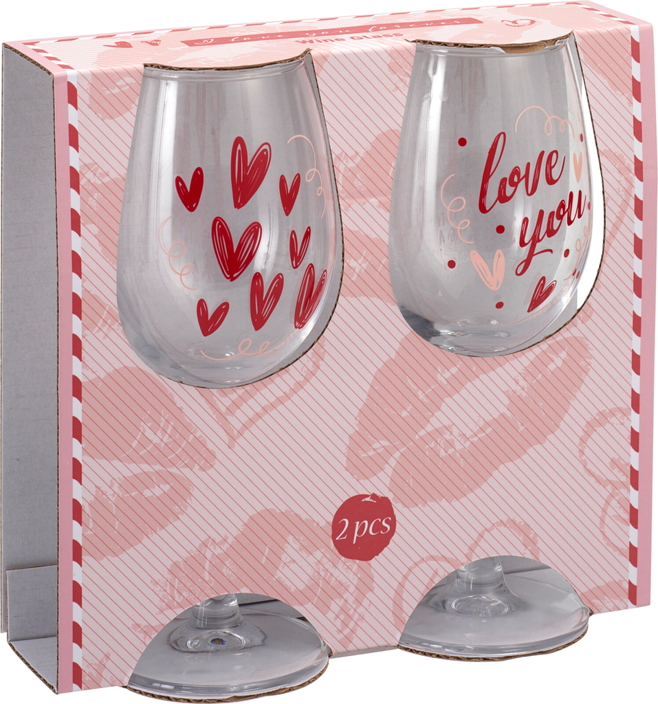 SET 2 COPAS SAN VALENTIN