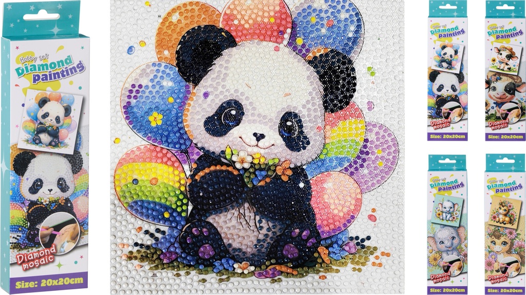 DIAMOND PAINTING 20X20 4SUR