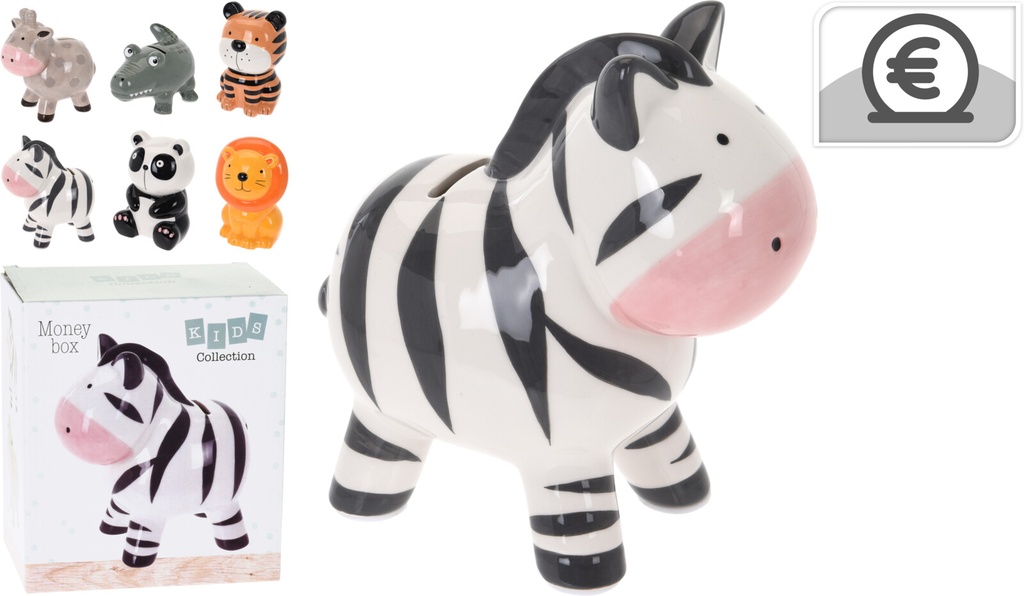 HUCHA CERAMICA ANIMALES 6MOD