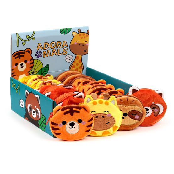 MINI MONEDERO ANIMALES DEL ZOO ADORAMALS
