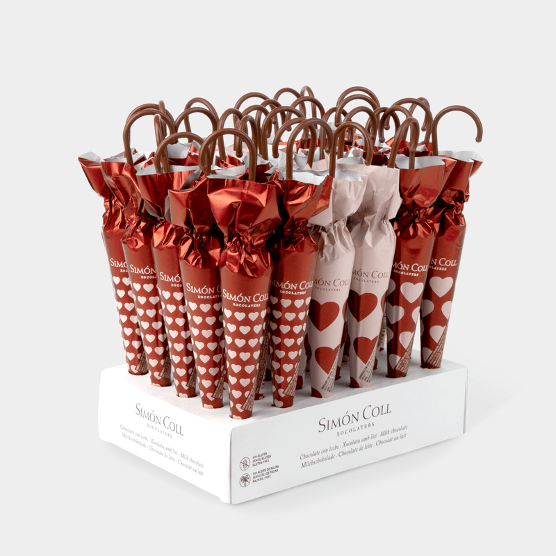 SIMON COLL PARAGUAS CHOCOLATE