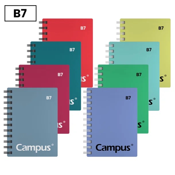 BLOC ESPIRAL CAMPUS B7 NATURAL TAPA SOFT 60H 80G LISO