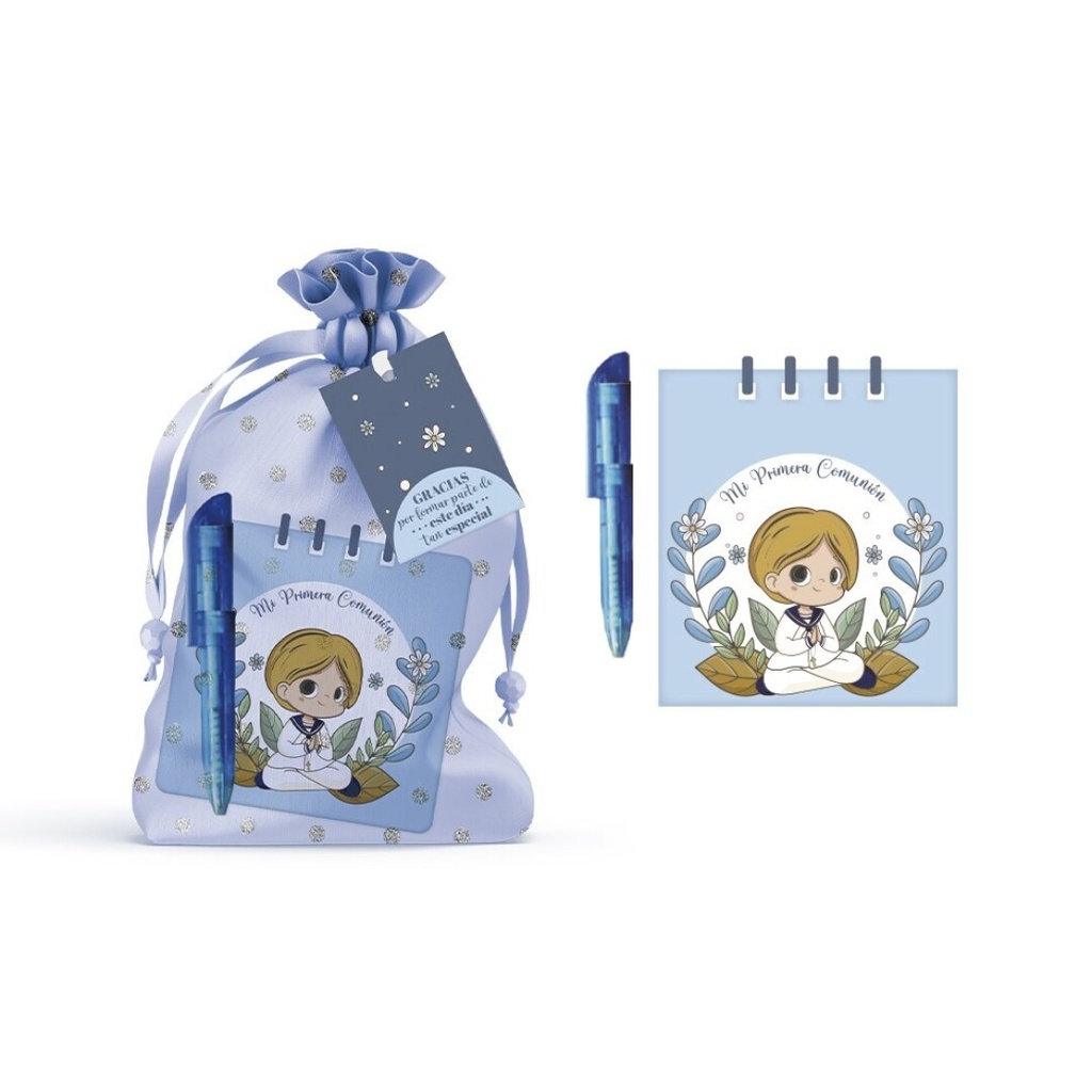 PRIMERA COMUNION LIBRETA C/BOLI NIÑO