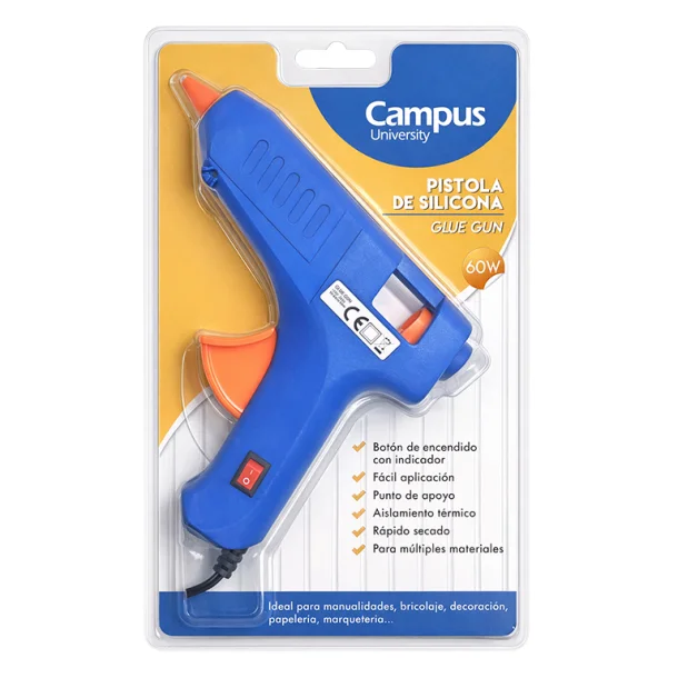 PISTOLA DE SILICONA CAMPUS 60W