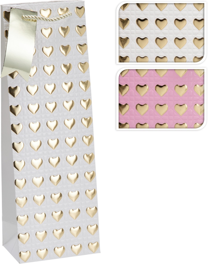 BOLSA REGALO CORAZON BOTELLA