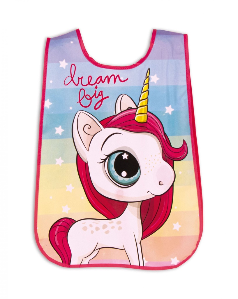 DELANTAL SIN MANGAS PARA ACTIVIDADES UNICORNIO