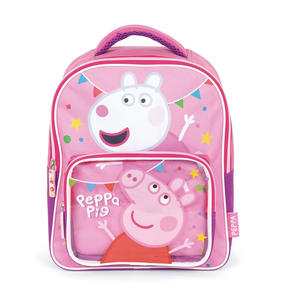 MOCHILA ESCOLAR INFANTIL 30CM PEPPA PIG