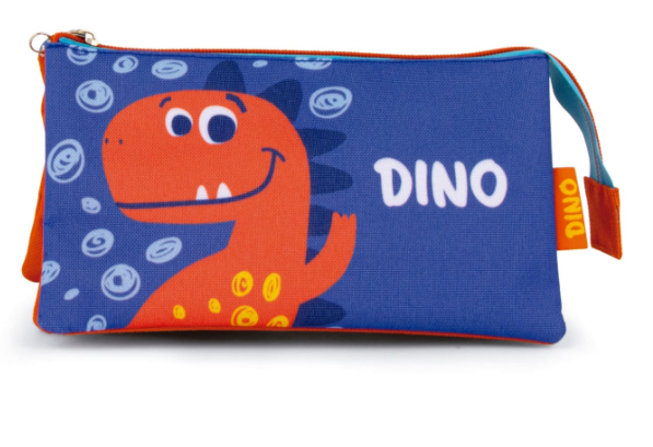 PORTATODO TRIPLE 21x11x3.5CM DINO