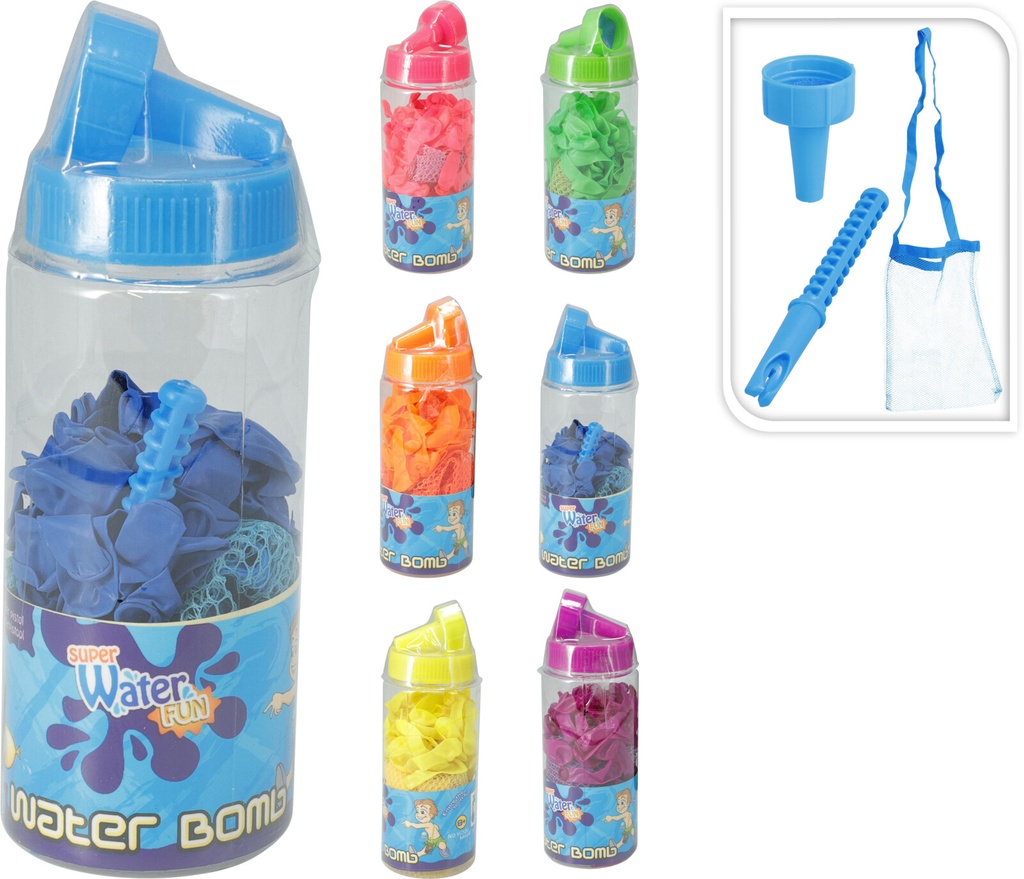 GLOBOS DE AGUA EN BOTE