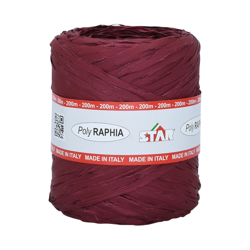 BOBINA 200M DE RAFIA DE POLIPROPILENO 15MM COLOR 81