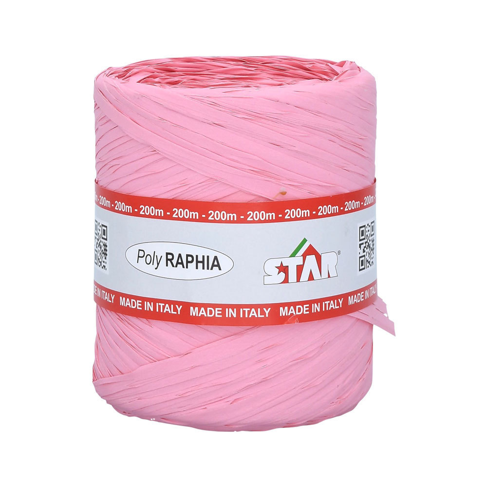 BOBINA 200M DE RAFIA DE POLIPROPILENO 15MM COLOR 12