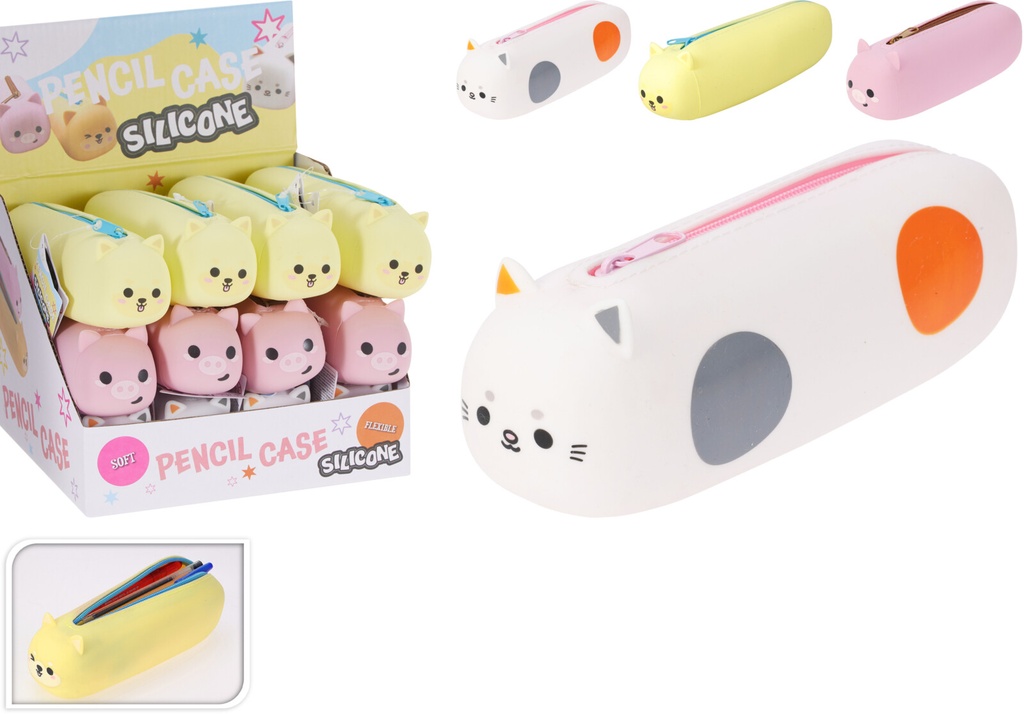 ESTUCHE GATITOS SILICONA