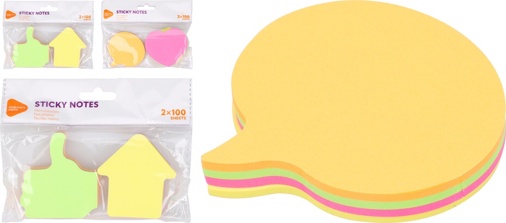 NOTAS ADHESIVAS FORMAS