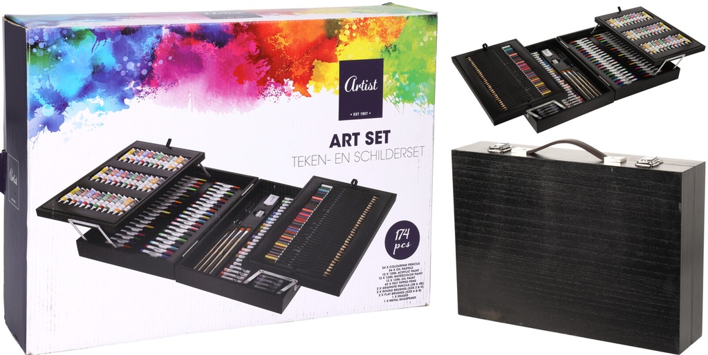 SET DE ARTE 174 PIEZAS