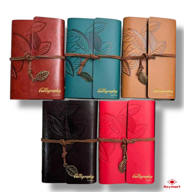 CUADERNO SIMIL PIEL COLORES