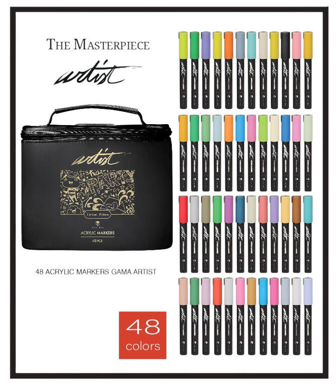 ESTUCHE ACRILICOS ARTIST 48 COL