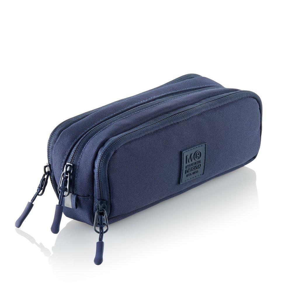 PORTATODO TRIPLE ORGANIZADOR RECICLADO RAW MARINO