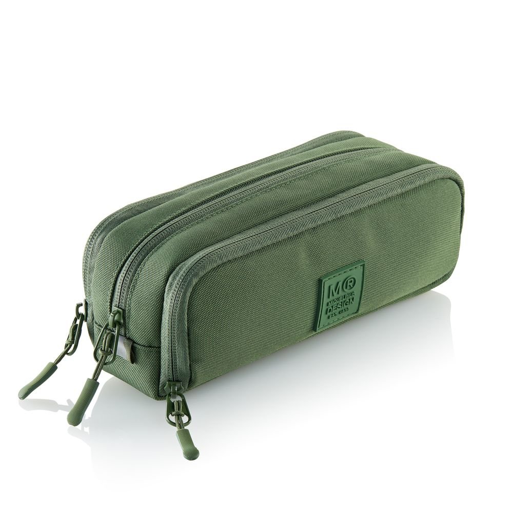 PORTATODO TRIPLE ORGANIZADOR RECICLADO RAW VERDE