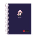 NOTEBOOK A6 120H 4COL CUADROS 5X5 70GR SPRING DAWN