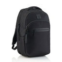 MOCHILA TRIPLE OSLO RECICLADA RAW NEGRA