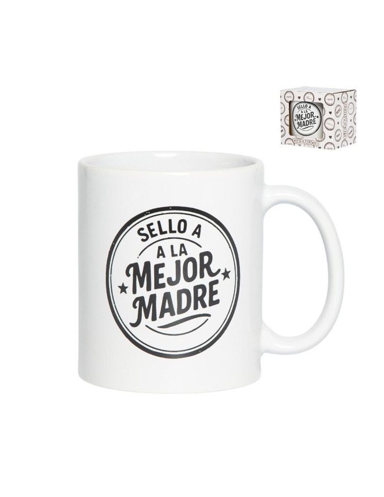 TAZA EN CAJA REGALO MEJOR MADRE